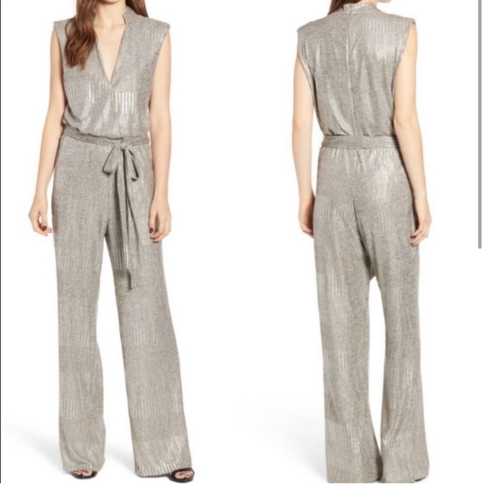 Bishop and Young metallic romper size small